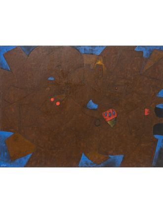 Nocturne. Huile sur toile. Signé en bas à droite. George Collignon