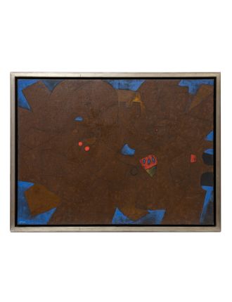 Nocturne. Huile sur toile. Signé en bas à droite. George Collignon