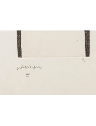 Eau-forte sur papier kozo de Eduardo Chillida