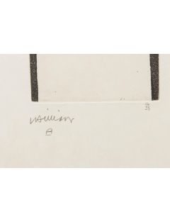 Eau-forte sur papier kozo de Eduardo Chillida