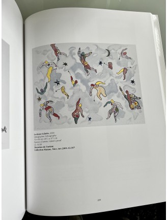La danse éclatée. 2000. Lithographie et collage, signée de Niki de Saint Phalle