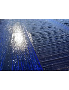 Composition abstraite. "Pierre Soulages Tribute". Résine pigments et glaçage sur toile de Ronan Martin