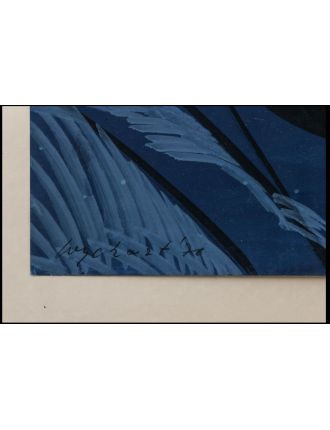 Gouache sur papier de Maurice Wyckaert
