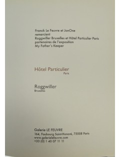 Livre JonOne. My Father's Keeper. Galerie Le Feuvre. 2008. Catalogue d'exposition