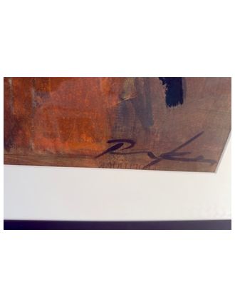 Technique mixte sur carton signée et datée de 1979 - Bill Parker