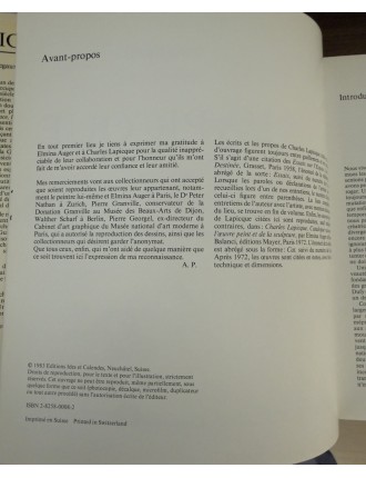 Livre Lapicque de Aloys Perregaux aux Editions Ides et Calendes. 2003
