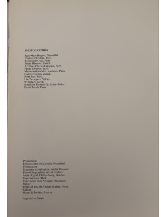 Livre Lapicque de Aloys Perregaux aux Editions Ides et Calendes. 2003