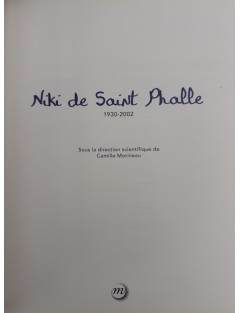 Livre Niki de Saint Phalle. Edition Réunion des Musées Nationaux. 2014.