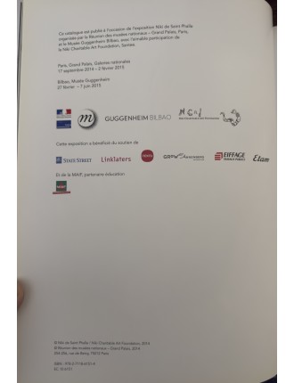Livre Niki de Saint Phalle. Edition Réunion des Musées Nationaux. 2014.