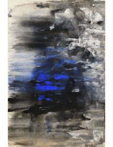 Composition abstraite. Aquarelle et gouache de Hora Damian