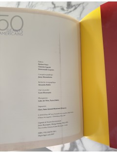 Livre 50 Géants de l’Art Américain. Comment NY à detroné l’Europe. Pierre Sterckx. Edition Beaux Arts Editions.