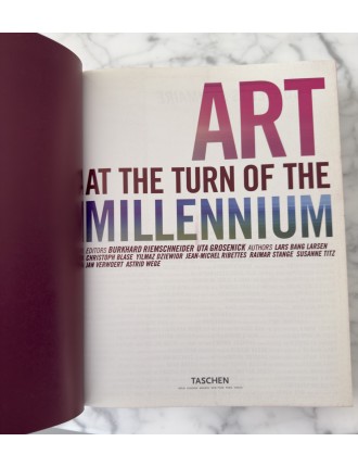 Livre Art at the Turn of the Millennium. L’art au tournant de l’an 2000. Edition Taschen