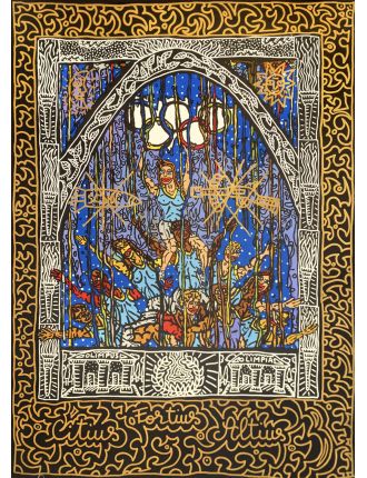 Lithographie Jeux Olympiques de Barcelone 1992 de Robert Combas