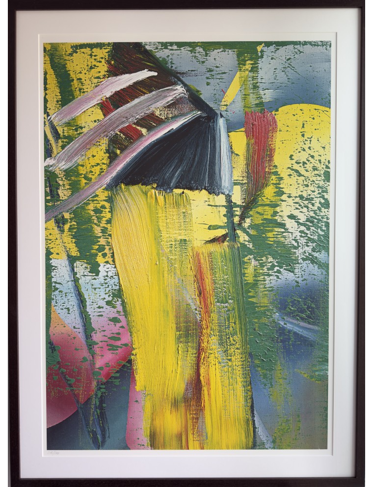 Composition abstraite. 1983. Sérigraphie en édition limitée de Gerhard Richter