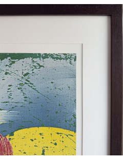 Composition abstraite. 1983. Sérigraphie en édition limitée de Gerhard Richter