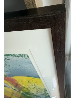 Composition abstraite. 1983. Sérigraphie en édition limitée de Gerhard Richter