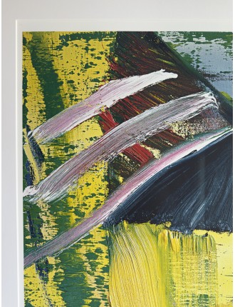 Composition abstraite. 1983. Sérigraphie en édition limitée de Gerhard Richter