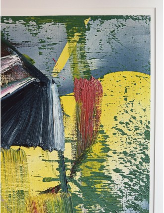 Composition abstraite. 1983. Sérigraphie en édition limitée de Gerhard Richter