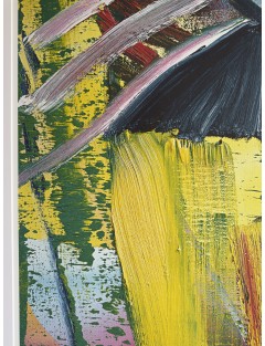 Composition abstraite. 1983. Sérigraphie en édition limitée de Gerhard Richter