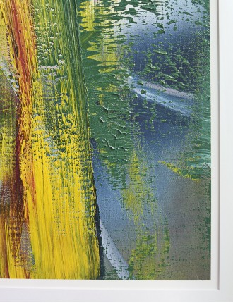 Composition abstraite. 1983. Sérigraphie en édition limitée de Gerhard Richter