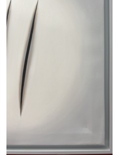 "Tributo a Fontana". Hommage à Fontana. Huile sur toile de Manuel Terán