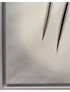 "Tributo a Fontana". Hommage à Fontana. Huile sur toile de Manuel Terán
