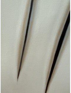 "Tributo a Fontana". Hommage à Fontana. Huile sur toile de Manuel Terán