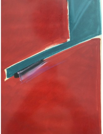 Flor de pascua I. Huile et graphite sur papier. 1988. Ecole Espagnole.