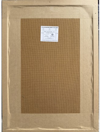 Flor de pascua I. Huile et graphite sur papier. 1988. Ecole Espagnole.