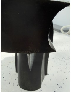 Sculpture en bronze à patine verte. "Selene". Signée et numérotée de  José Luis Sánchez