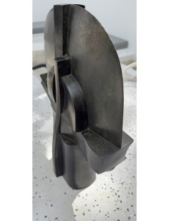 Sculpture en bronze à patine verte. "Selene". Signée et numérotée de  José Luis Sánchez