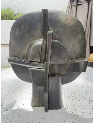 Sculpture en bronze à patine verte. "Selene". Signée et numérotée de  José Luis Sánchez