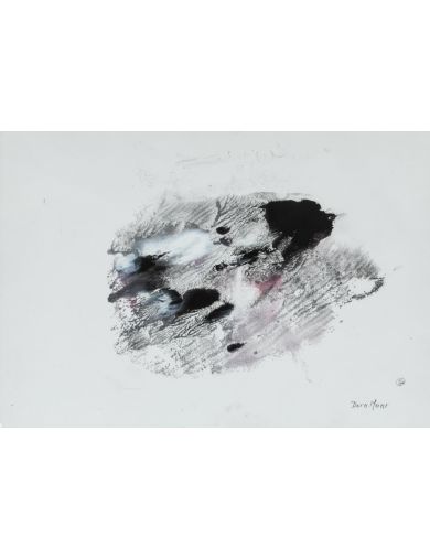 Dora Maar (Henriette Théodora Markovitch) – Huile – Composition abstraite en noir, rose et bleu