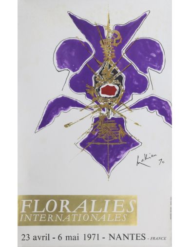Georges MATHIEU – 1971 – Floralies internationales de nantes, 23 avril - 6 mai 1971