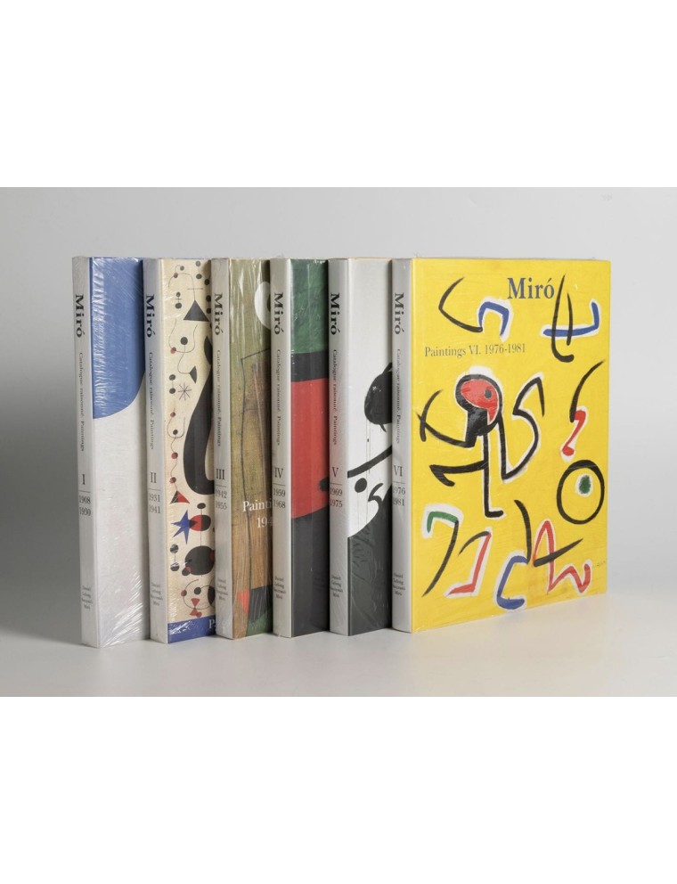 Livre MIRÓ Peintures. Catalogue raisonné en 6 volumes des peintures de Joan MIRÓ