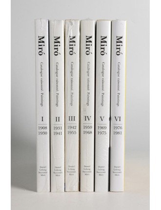 Livre MIRÓ Peintures. Catalogue raisonné en 6 volumes des peintures de Joan MIRÓ