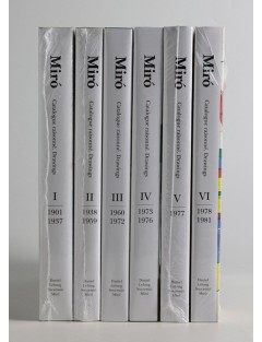 Livre MIRÓ Dessins. Catalogue raisonné en 6 volumes des dessins de Joan MIRÓ