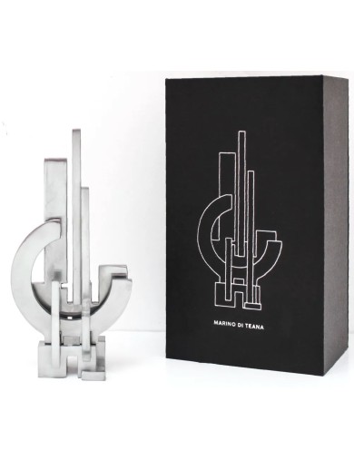 Sculpture, epreuve en metal chrome de Francesco Marino Di Teana