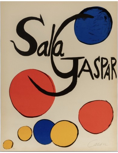 Lithographie Sala Gaspar, signé et dédicacé, Ep HC de Alexandre CALDER