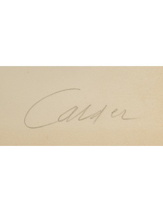 Lithographie Sala Gaspar, signé et dédicacé, Ep HC de Alexandre CALDER