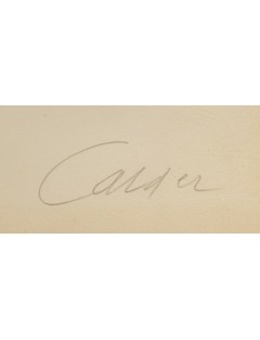 Lithographie Sala Gaspar, signé et dédicacé, Ep HC de Alexandre CALDER