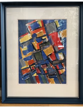 Jacques Germain – Bois – 1957 – Gouache 1957