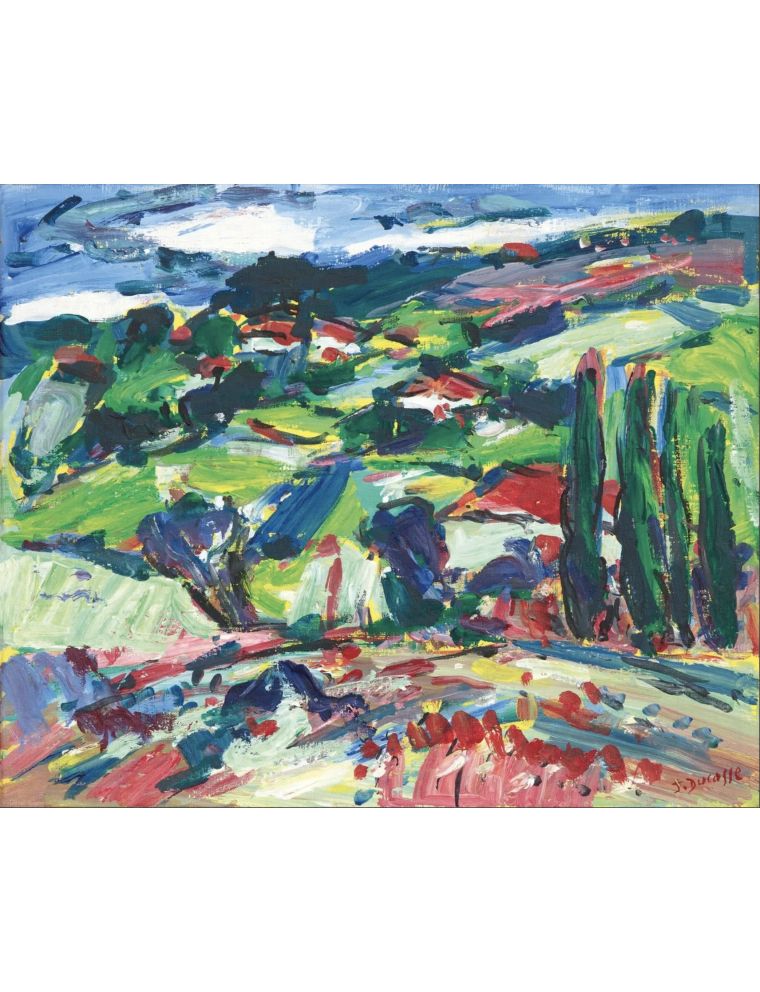 Jean Ducasse – Acrylique – Paysage du sud de la france