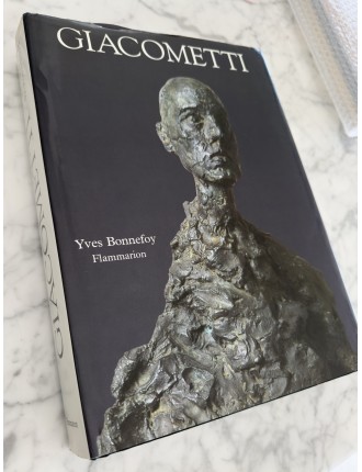 Livre Giacometti. Biographie d'une oeuvre de Yves Bonnefoy. Edition Flammarion.