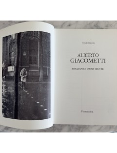 Livre Giacometti. Biographie d'une oeuvre de Yves Bonnefoy. Edition Flammarion.