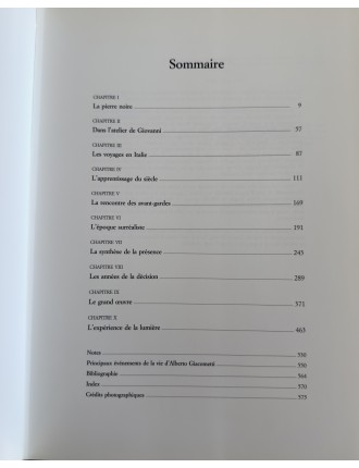 Livre Giacometti. Biographie d'une oeuvre de Yves Bonnefoy. Edition Flammarion.