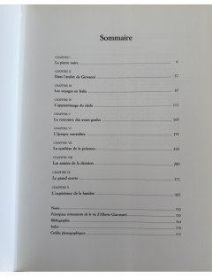 Livre Giacometti. Biographie d'une oeuvre de Yves Bonnefoy. Edition Flammarion.