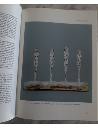 Livre Giacometti. Biographie d'une oeuvre de Yves Bonnefoy. Edition Flammarion.