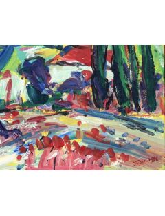 Jean Ducasse – Acrylique – Paysage du sud de la france