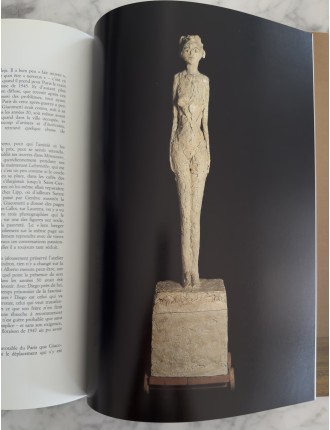 Livre Giacometti. Biographie d'une oeuvre de Yves Bonnefoy. Edition Flammarion.